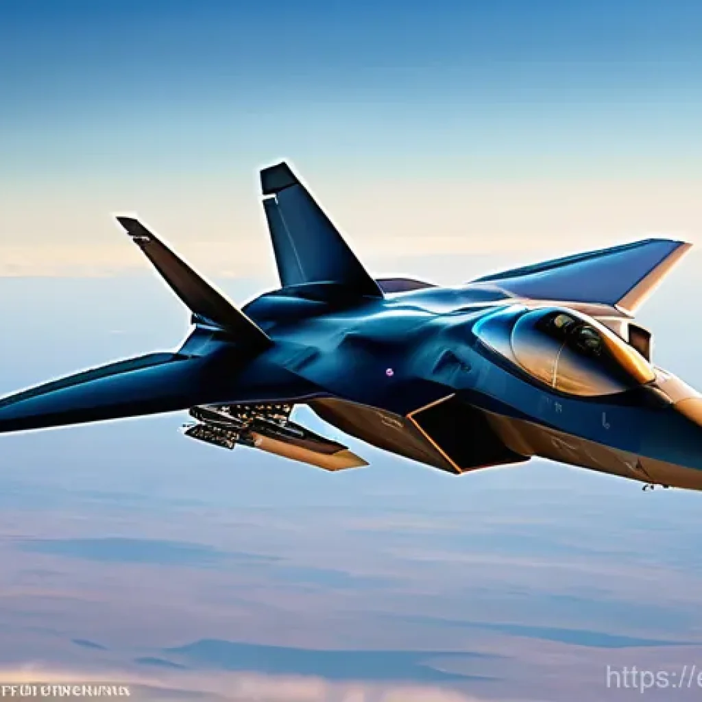 공군 전투기 최신 모델 - **Next-Gen Stealth Fighter in a Dynamic Environment**
    "A hyper-realistic, highly detailed render...