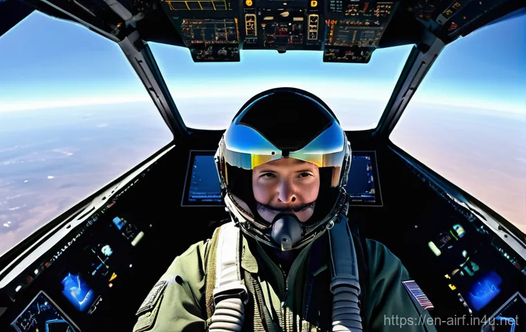 공군의 합동작전 전략 - **Prompt for Multi-Domain Operations (MDO) Synergy:**
    "A visually stunning, high-angle aerial sh...