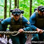 Home 20 공군의 공군 특수부대 대원 인터뷰 - A group of special operations airmen in full tactical gear, including night vision goggles and advan...